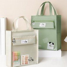 학원 필수 학생 보조가방 투명포켓 신발주머니 M13365
