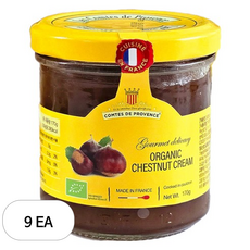 꼼드프로방스 유기농 체스넛 잼, 170g, 9개
