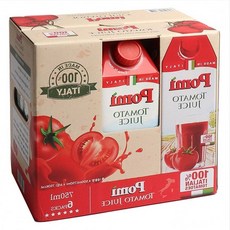 홈카페 음료 토마토주스 팩 750ml 6개 구성 착즙 토마토쥬스, 1ml