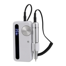 電動行動式充電美甲打磨機 卸甲器 去死皮磨甲器, 1個, 珍珠白
