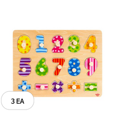 투키토이 숫자꼭지 퍼즐, 3개, 15피스