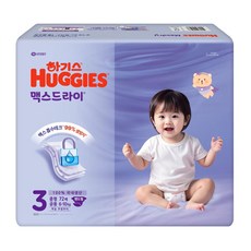 하기스 NEW 맥스드라이 밴드형 남여공용, 3단계, 72매