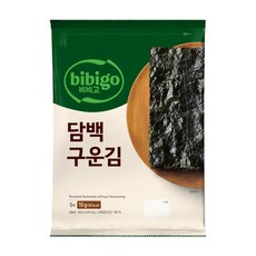 비비고 담백구운김 10g, 5개