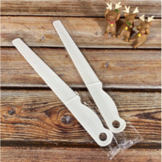 케익칼(중) / 25cm / 5개/ 일회용칼 / 케익나이프 / 개별포장칼