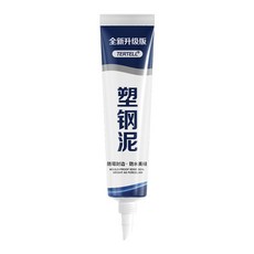 TERTELL 塑鋼泥 防水密封膠, 1個, 塑鋼泥-小罐60ML(付膠嘴)