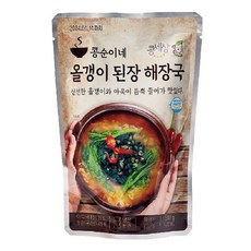 간편국 국산 올갱이국 다슬기국 해장국 된장국 2인분, 2개, 500g