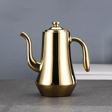 북유럽 스텐 주전자 티 포트 차 거름망 스테인리스 호텔 레스토랑 골드 2L 1개 3. gold * 1개 × 1개, 골드 2L * 1개 × 1개 × 1개