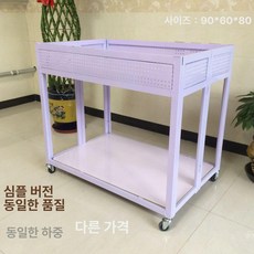 진열대 마트 행사 판촉 매대 선반 행사장 접이식 옐로우, 1단, 올리브 그린 단층 심플 한정 1개
