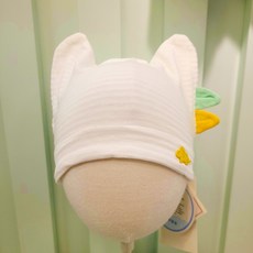 해피랜드 중계점 # 신생아 모자 비니모 무형광 인증 면 100% 여름모자