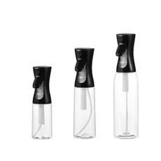 高壓噴霧瓶 超細水霧 補水噴霧瓶, 200ml黑蓋透瓶* 黑透, 1個