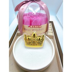 金大囍銀樓 純金 AU999 皇冠 0.2克 生日禮物 閨蜜禮物 情人節禮物 皇冠金片 保值收藏, 1個