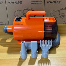 펫케어 그루밍 세트 털 포집기 애견 바리깡 강아지털 빗 청소기 강아지 진공미용기 고양이, G. 조절 다이얼은 따뜻한 오렌지색이며 전력은 1600