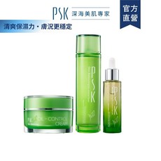 PSK 淨顏控油平衡保養組 (化妝水150ml+精華34ml+水凝霜30ml), 1個, 控油調理保養組