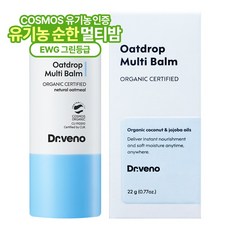 닥터베노 유기농 아기 오트드롭 멀티밤, 1개, 22g