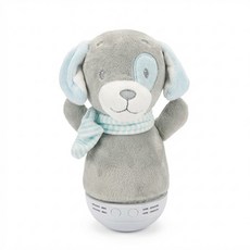 비비노리 오뚝이 수면등 아기 신생아 자장가 백색소음 인형 수면램프 출산선물 수유등 [토끼/유니콘/곰돌이/강아지], 1개, 강아지(그레이)