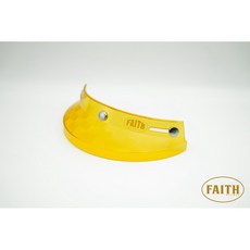 捷寶 騎士部品 2024 全新發售 faith 透明賽車格 復古 帽簷, 透明橘, 1個