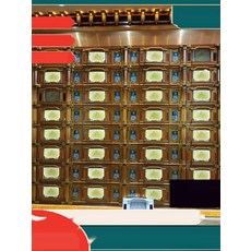 강아지 유골함 보관 선반 반려동물 장례식장 납골당 안치함