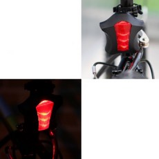 자전거 후미등 일자형 5구LED WS 501 야간라이딩 LED자전거등, 1개
