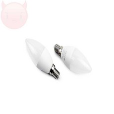 완자마트 촛대구 E14 5W, 전구색(오렌지색)
