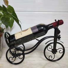 創意自行車造型紅酒架 鐵藝擺件 居家裝飾, 黑色長37寬11高25, 1個