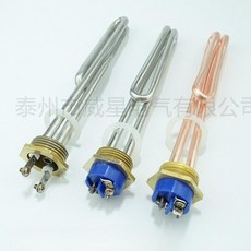 보일러 히터봉 온수 물 가열 데우는 가열봉 헤드 튜브 구리 헤드 발열, 02.스텐 1KW (블루)