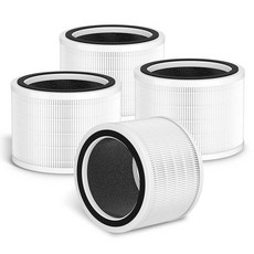 Ouheal Core 200S 반려동물 교체 필터 LEVOIT 200S-P 공기 청정기 3-in-1 부품 #Core 200S-RF 2개 팩, 4개, 2-화이트