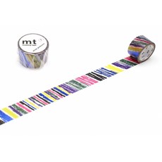 莫莫日貨 mt 2022夏季 mina perhonen 皆川明系列燙金和紙膠帶 (全5款) 手作裝飾拼貼, 1個, 01.crayonniste