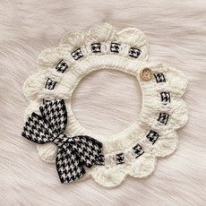 가을 겨울 애완동물 방울 목도리 귀여운 따뜻한 스카프 소형 중형견 고양이용, L, 1Pc-1