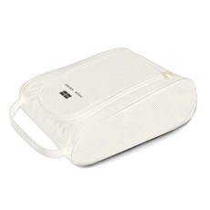 네칸 배드민턴 신발 수납 가방 통기성 방습 방취, 1개, 화이트 스탠다드