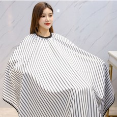 셀프미용 이발소 대형 커트보 1개, 화이트 화이트