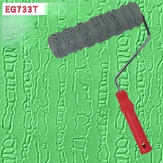10인치 패턴 페인트 롤러 벽화 장식용 아트 롤러 텍스처 스텐실 도구, 05 EG733T
