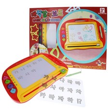 학습용 칼라보드 자석그림판 마음대로 그리고 지우는 그림판, 1개