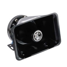호환 범용 차량 사이렌 톤 시끄러운 자동차 경보 스피커 200W 앰프 12V 24V 트럭 경적 확성기, 04 Speaker A, 01 CHINA, 1개