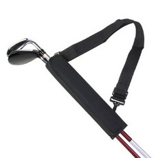 TK Global輕量小型迷你高爾夫練習鐵桿高爾夫球桿半包, 黑色