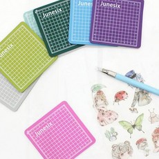 미니 커팅매트 휴대용 칼판 공예 재단 작업 데스크 보호, 상세페이지 참조