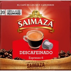 스페인 사이마자 SAIMAZA Decaf Espresso coffee 디카프 에스프레소 캡슐 커피, 20개입, 1개