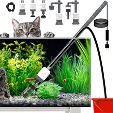 프리라이프 - 전동 사이펀 어항 클린 청소기 다기능, 1개