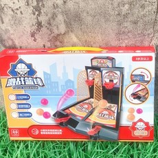 Shark 兒童益智桌麵玩具足球 親子互動 桌上足球臺男孩兒桌遊玩具, 1個, 激戰籃球