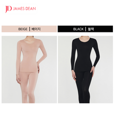 언더웨어 크루 제임스딘 여성 내의 상하세트 소프트 모달 소재 여자내복