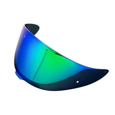 Shoei RF1400 X15 헬멧 바이저 교체 쉴드 김 서림 방지 선 쉴드 액세서리 RF-1400 X15 CWR-2 Z8 X-SPR PRO와 호환 (사파이어 블루), Phantom Green