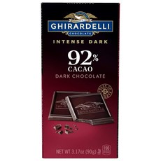 Ghirardelli 기라델리 92% 카카오 다크 초콜릿 90g 3팩, 3개