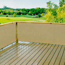 바람 가림막 창문 베란다 햇빛 난간 테라스 발코니 메쉬 차단, 발코니3M_블랙