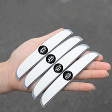 자동차 도어 가장자리 안티 스크래치 보호 스트립 kia 호환 RIO 2 3 4 5 Xline x 액세서리 용 충돌 방지 스, 04 4pcs White KIA, 1개