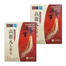 고려원 인삼차 50포 농축액 건강음료 고형차 하루한팩 고려인삼, 2박스