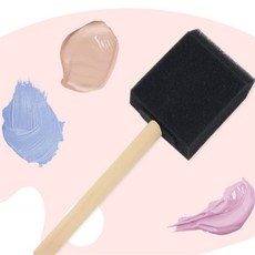 더가 스폰지 붓 유아미술붓