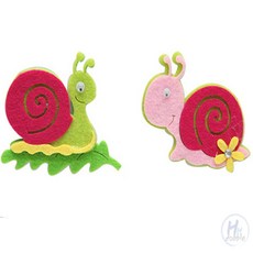 더블H샵 펠트 환경판 아기달팽이 2개입