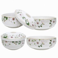 컴앤웨어 도자기 반상기 세트 6pcs (공기 대접 뚜껑 국산 한식기 예단 밥그릇 국그릇), 1개