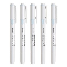 PILOT 키레나 페일 컬러 형광펜, 5개, 페일 블루, (키레나)