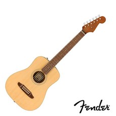 Fender California Redondo Mini NAT 旅行吉他，迷你尺寸，方便攜帶，音色卓越，旅行居家皆宜, 1個