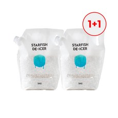 스타스테크 친환경 염화칼슘 1+1 불가사리 가정용 제설제 손잡이 5kg ECO-ST1, 2개